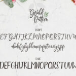 Gerald Battom Font Poster 11