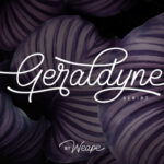 Geraldyne Font Poster 1