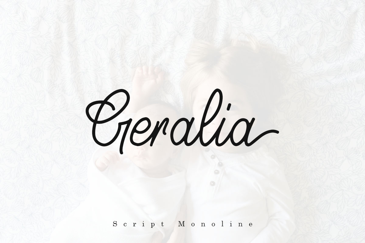 Geralia Font Poster 1