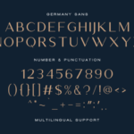 Germany Duo Font Poster 17
