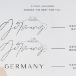 Germany Duo Font Poster 8
