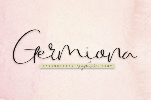 Germiona Font Poster 1