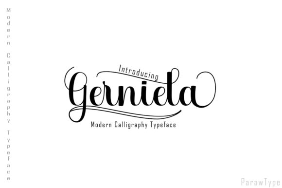 Gerniela Font Poster 1