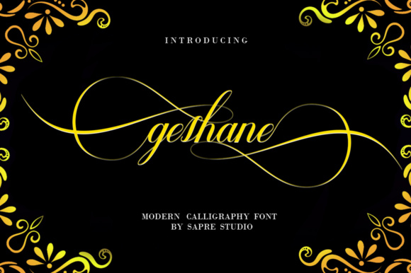 Geshane Font Poster 1