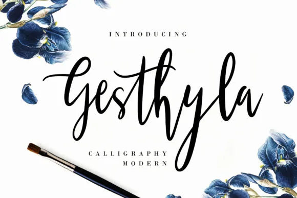 Gesthyla Font Gesthyla Font Poster 1