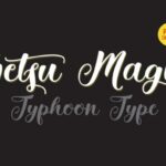 Getsu Magic Font Poster 1