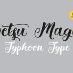 Getsu Magic Font Poster 2