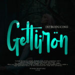 Gettiiron Font Poster 1
