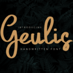 Geulis Font Poster 1