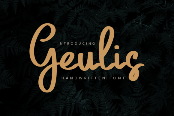 Geulis Font Poster 1