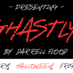 Ghastly Font Poster 1