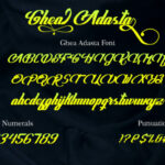 Ghea Adasta Script Font Poster 7