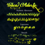 Ghea Adasta Script Font Poster 8