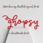 Ghopsy Font Poster 1