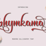 Ghymkama Slant Font Poster 1