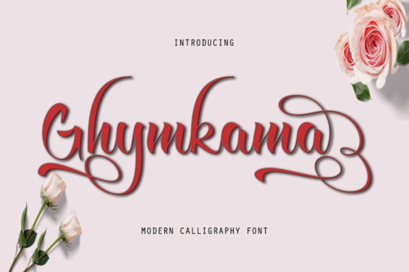 Ghymkama Slant Font Poster 1