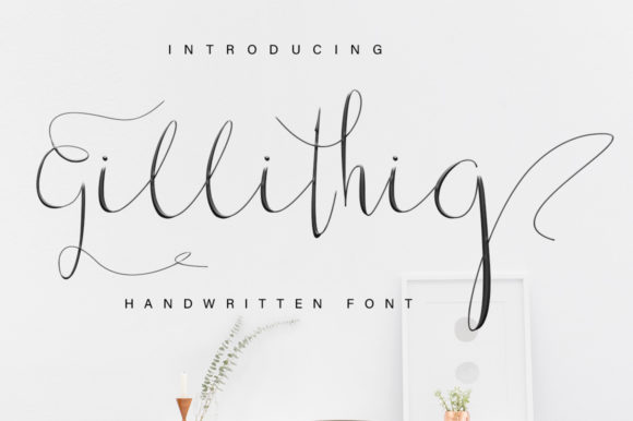 Gillithig Font Poster 1