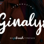 Ginalys Font Poster 1