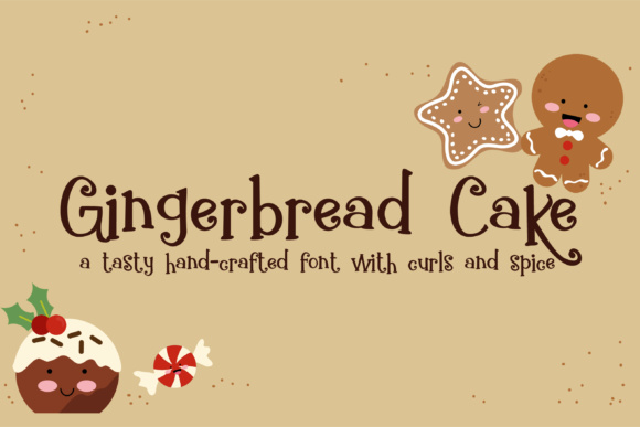 Gingerbread Cake Font
