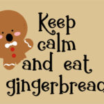 Gingerbread Cake Font Poster 4