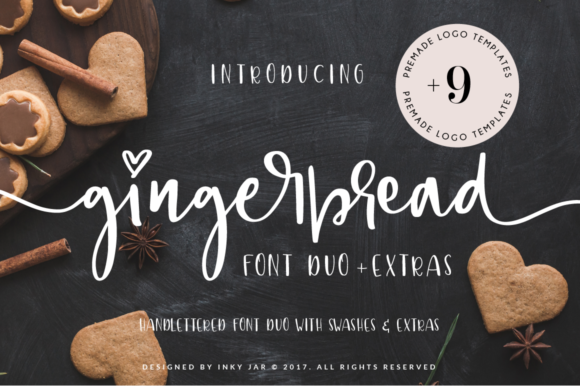 Gingerbread Duo Font Poster 1