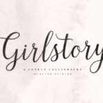 Girlstory Font Poster 1