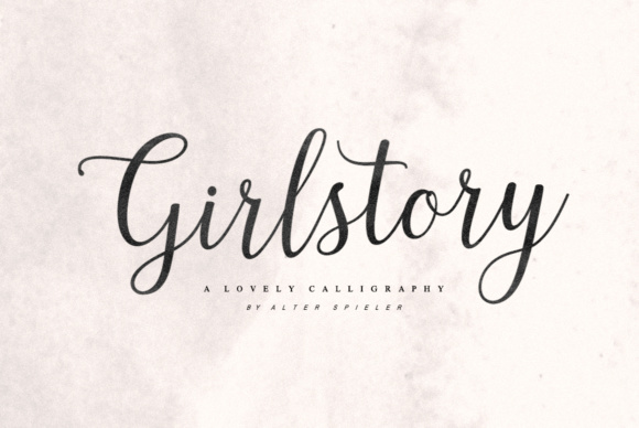 Girlstory Font Poster 1