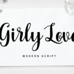 Girly Love Font Poster 1