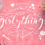 Girly Things Family Font Poster 1