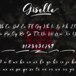 Giselle Font Poster 11