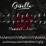 Giselle Font Poster 12