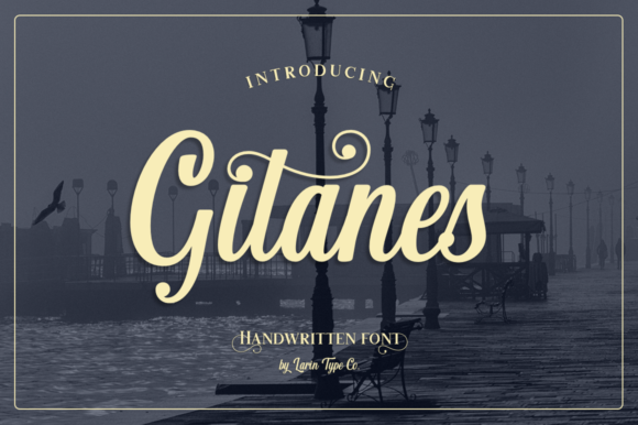 Gitanes Font Poster 1