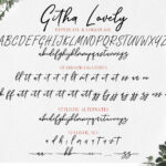 Githa Lovely Font Poster 11