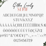 Githa Lovely Font Poster 12