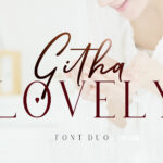 Githa Lovely Font Poster 13