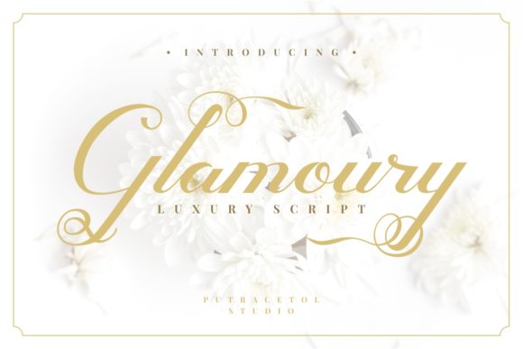Glamoury Font Poster 1