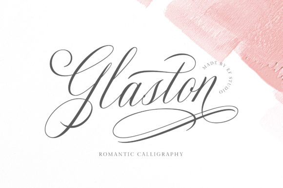 Glaston Font Poster 1