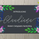 Glaudiana Font Poster 1