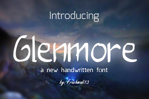 Glenmore Font Poster 1