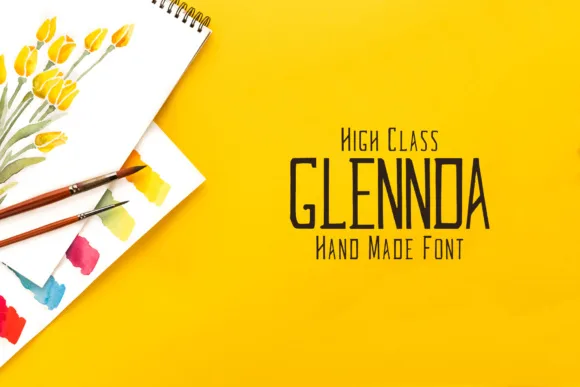 Glennda Family Font Poster 1