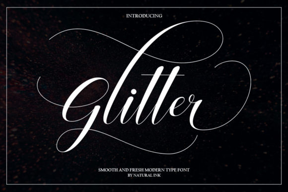 Glitter Script Font
