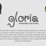 Gloria Font Poster 5