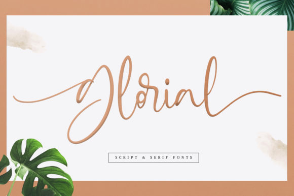 Glorial Duo Font Poster 1