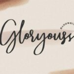 Gloryouss Font Poster 1