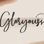 Gloryouss Font Poster 1