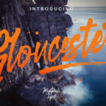 Gloucester Script Font Poster 1