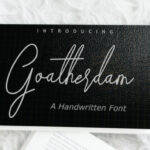 Goatherdam Font Poster 1