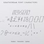 Goatherdam Font Poster 8