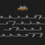 Gold Port Font Poster 7