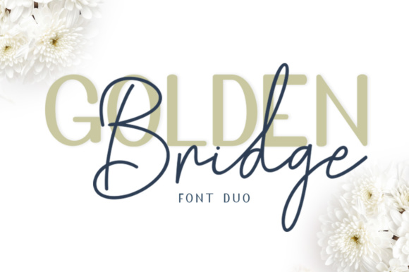 Golden Bridge Font Poster 1